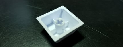 WASD side printed white keycap