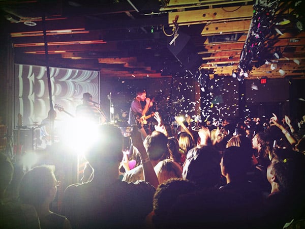 OK GO performing at Crescent Ballroom