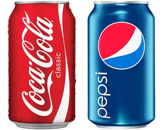 Coca-Cola and Pepsi