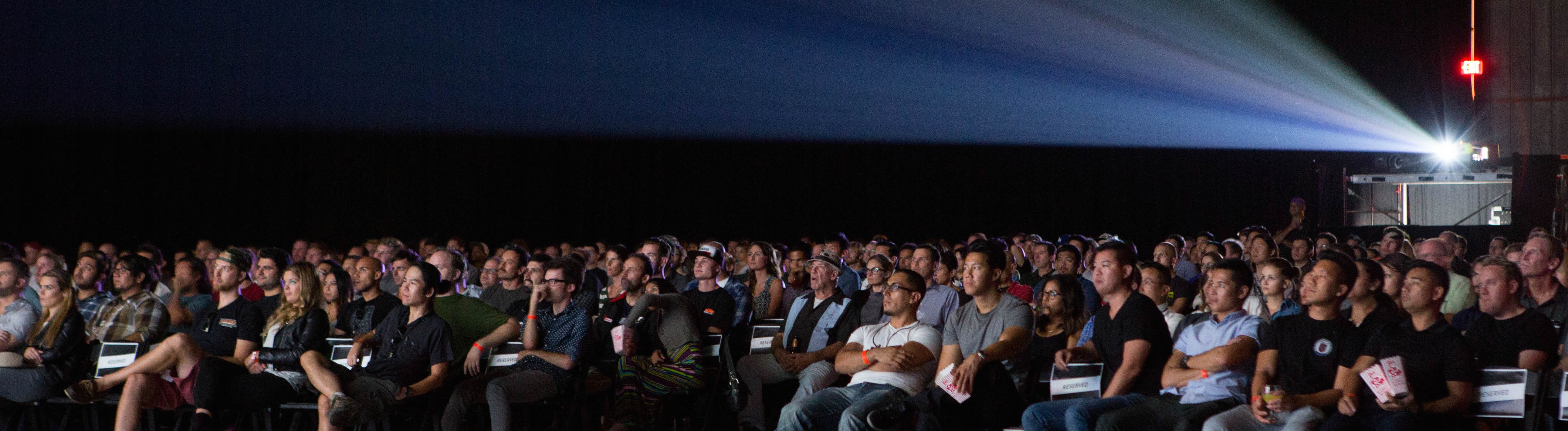 Film festival audience