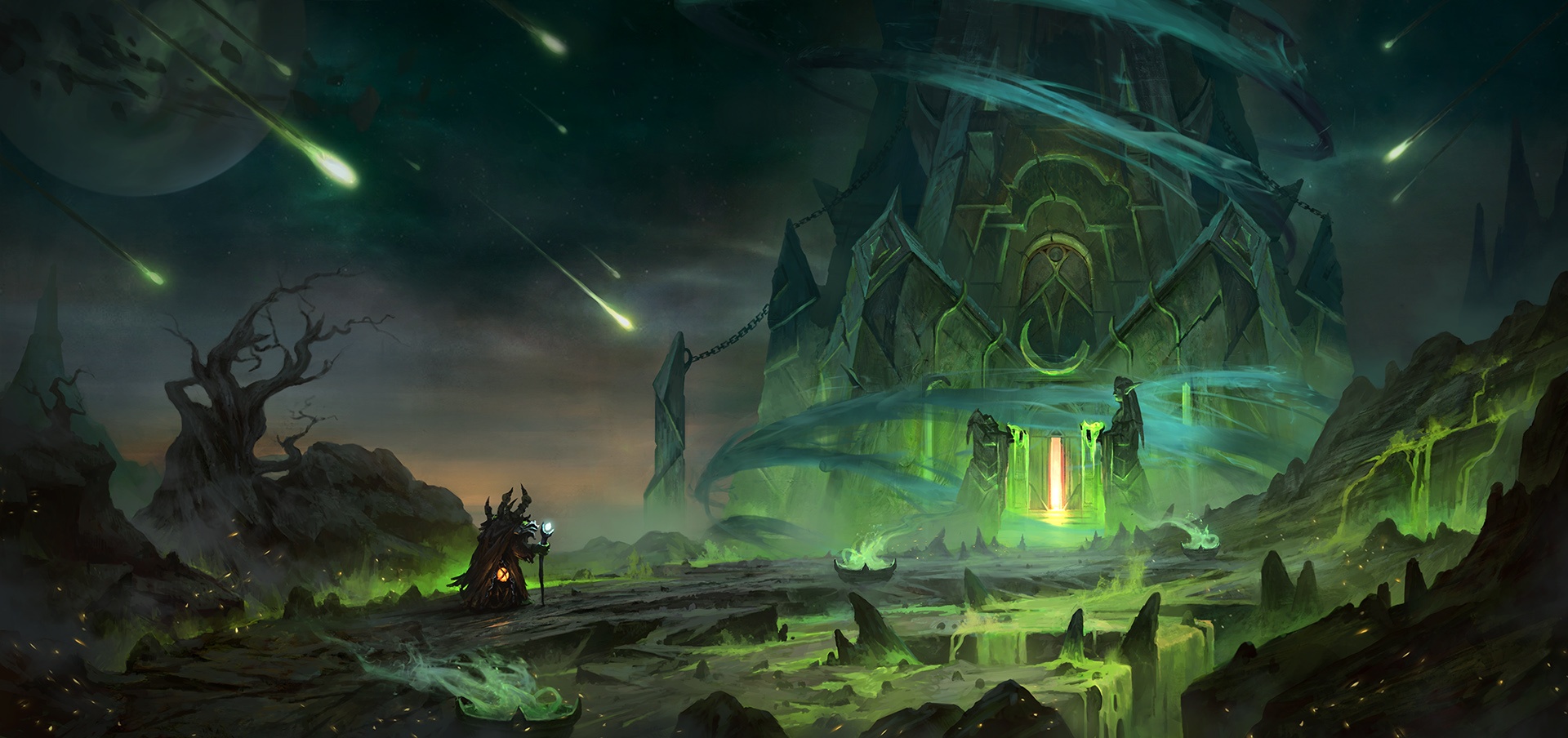 Fan art of the Tomb of Sargeras